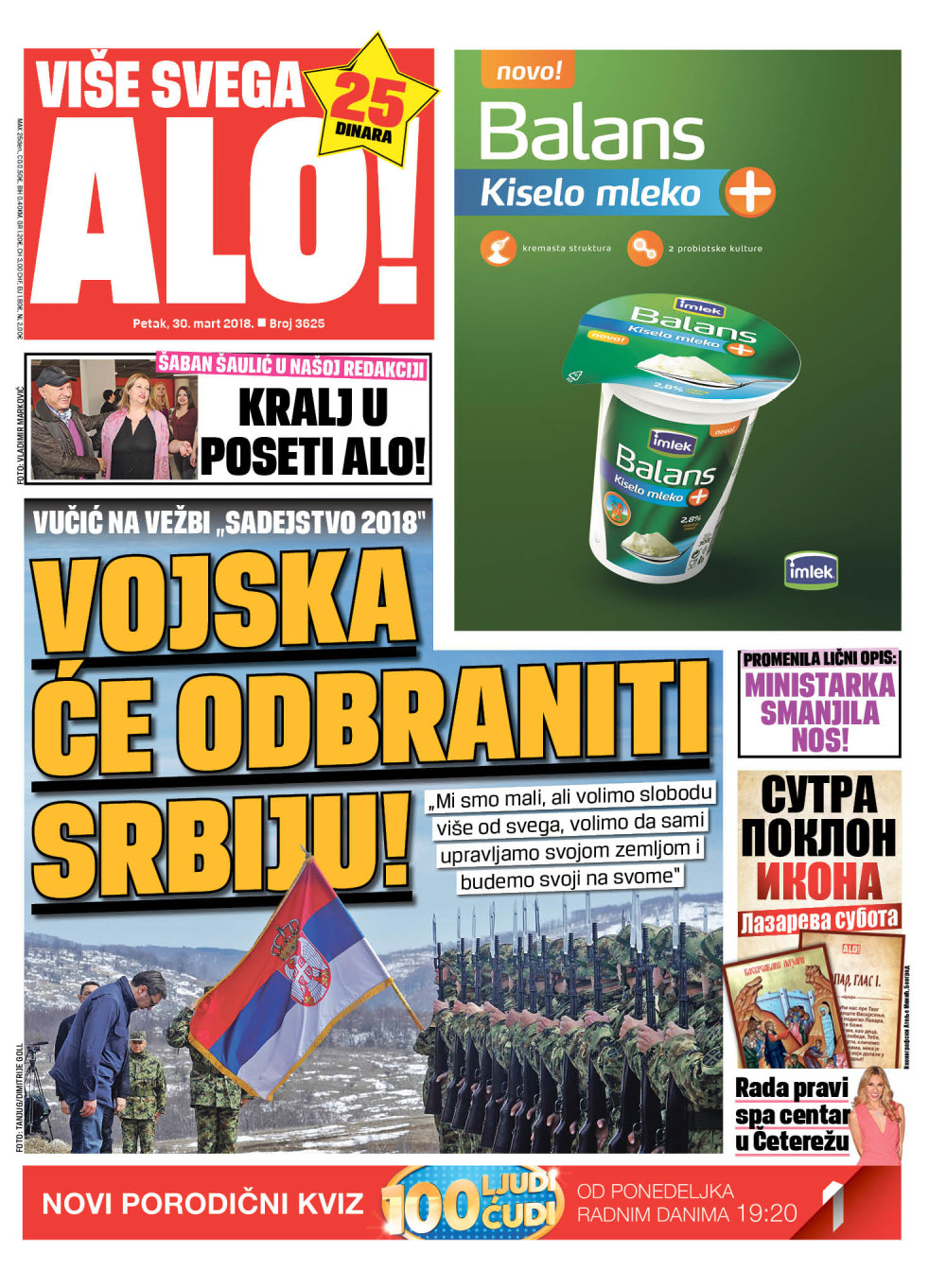 Naslovna za: 30.3.2018