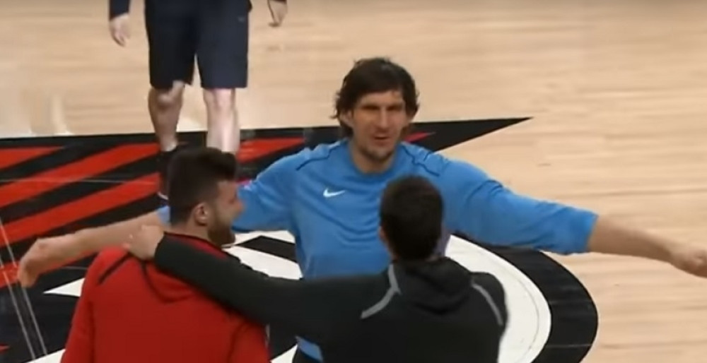 Bobi Marjanović i Jusuf Nurkić odlepili kad su čuli "Nek padaju ćuskije"