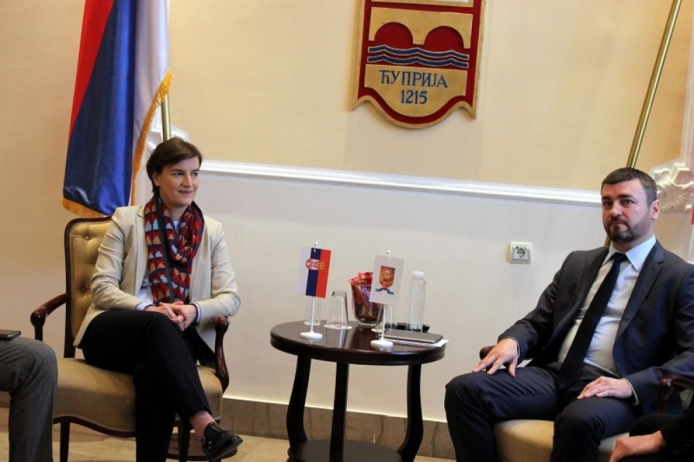 Brnabić: Ćuprija ima veliki potencijal za investicije