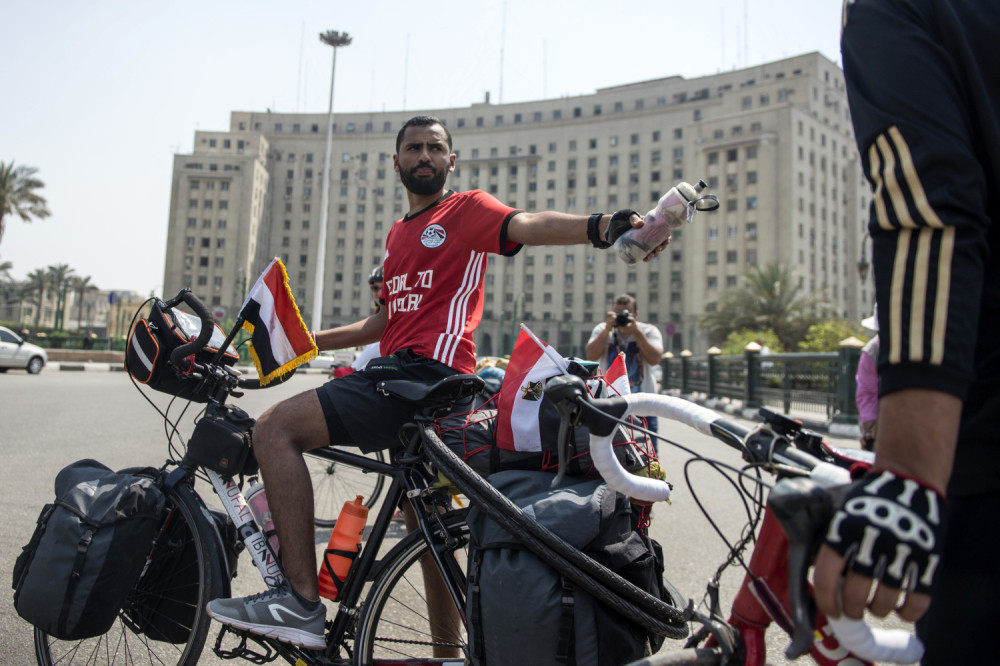 Egipćanin u subotu krenuo biciklom na Mondijal!