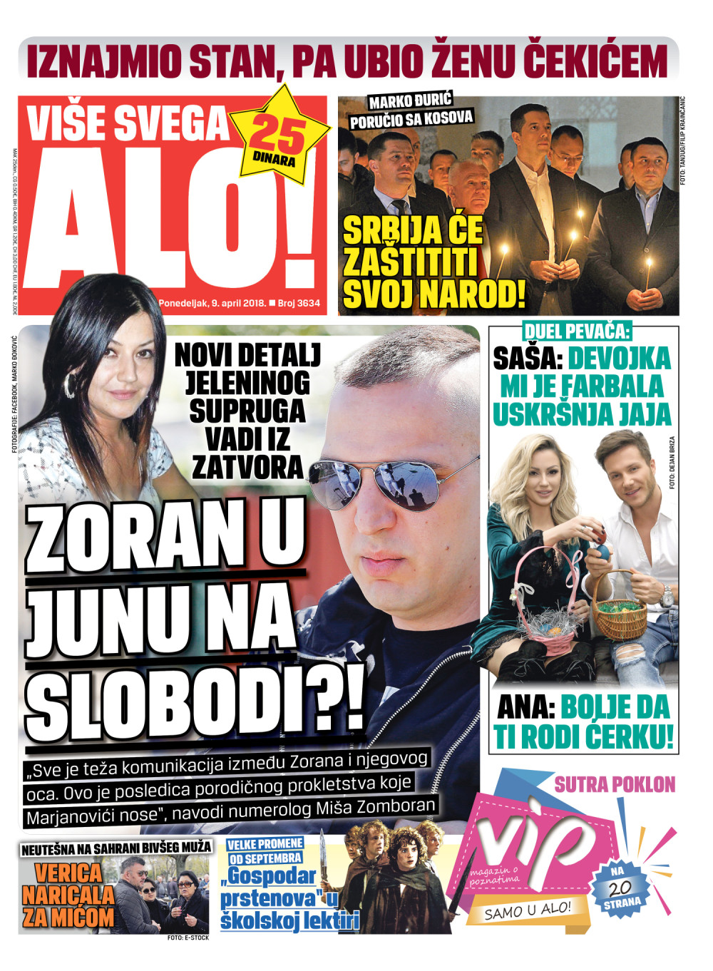 Naslovna za: 9.4.2018