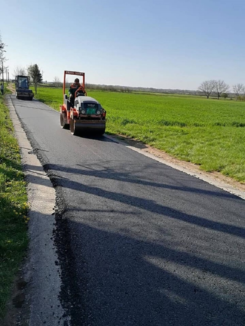 Sređivanje puteva u Obrenovcu