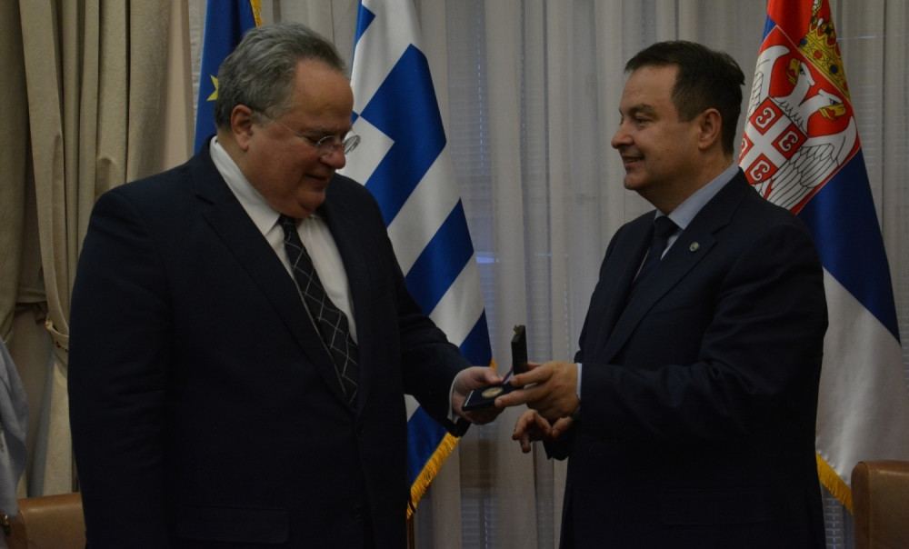 Dačić i Kocijas o saradnji Srbije i Grčke