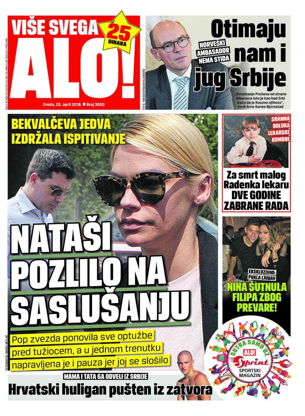 Naslovna za: 25.4.2018