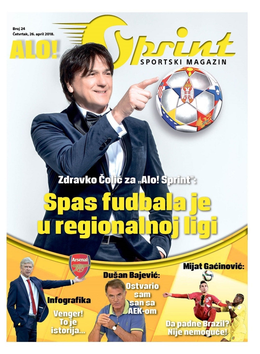 Čola otkrio za "Alo! Sprint": Navijao sam za Partizan, pa za Zvezdu!