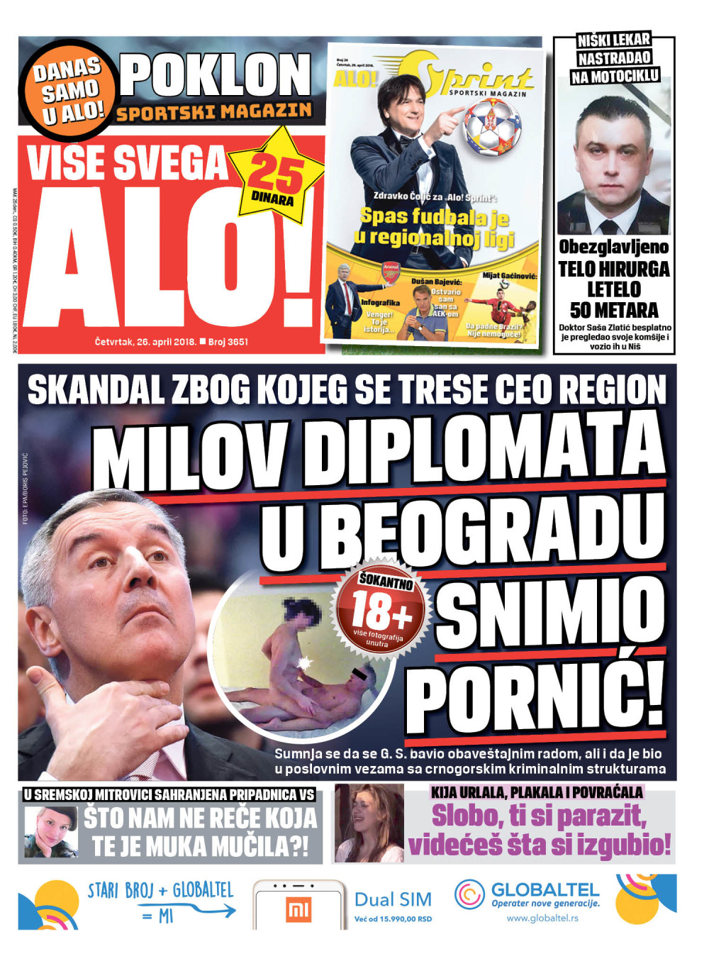 Naslovna za: 26.4.2018