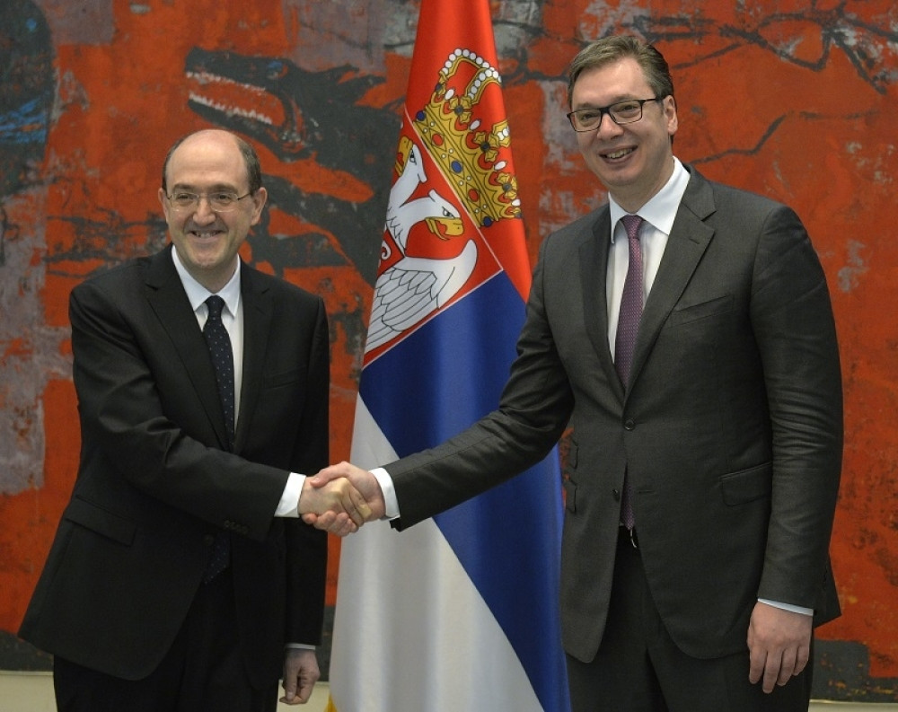 Vučić primio akreditivna pisma ambasadora Italije