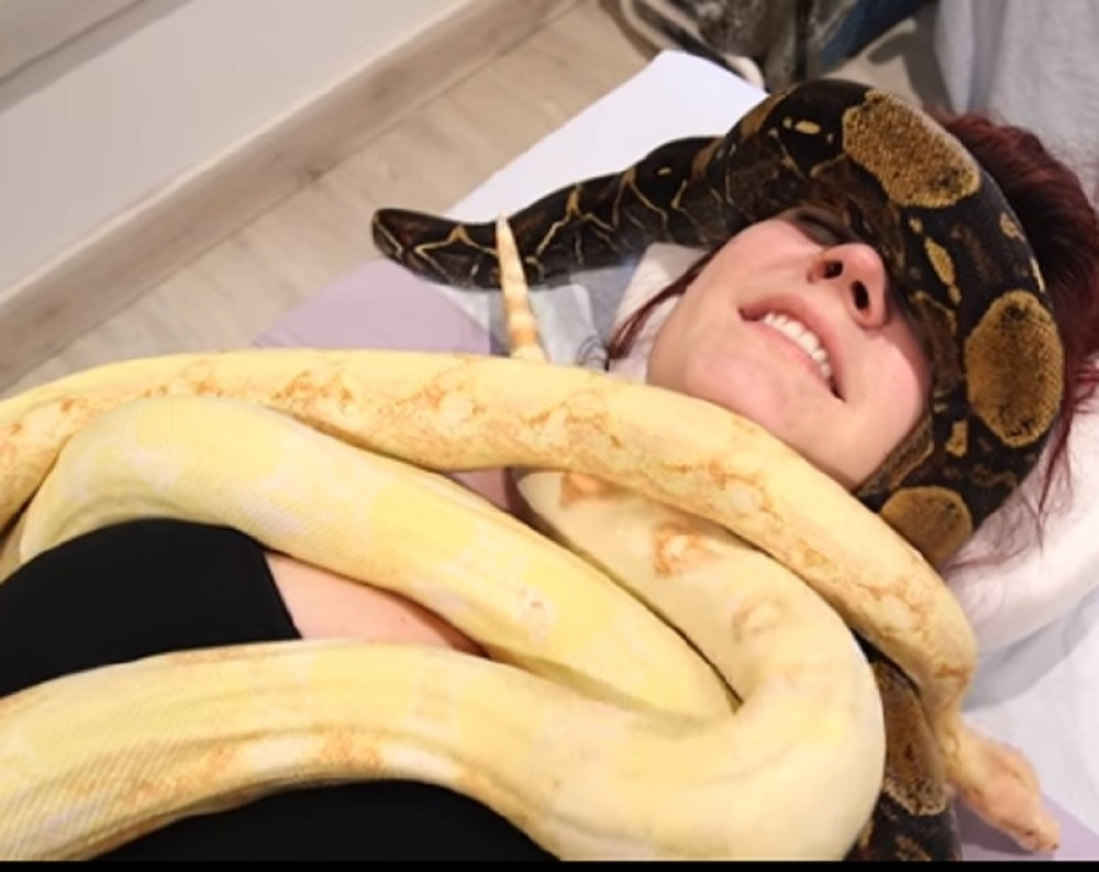 Masaža zmijama je najnoviji trend, naježićete se kada budete videli tretman!