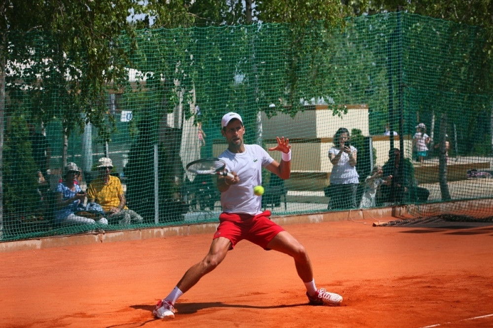 Nole danas trenirao sa Vajdom!