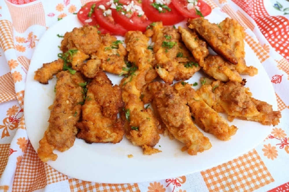 Pohovani pileći štapići na drugačiji način