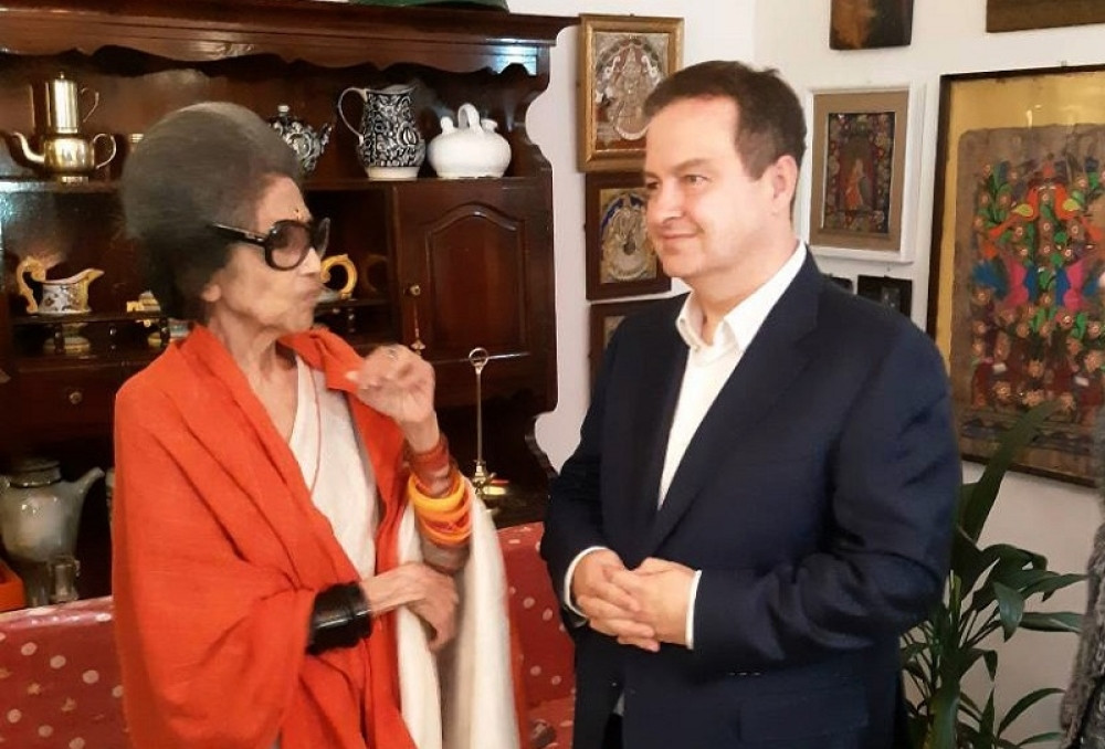 Dačić sa Gandijevom unukom