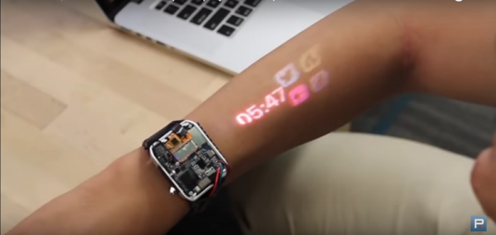 Pretvara ruku u ekran i osetljiv je na dodir