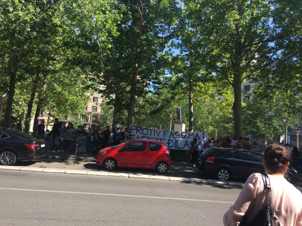 Protest protiv fašizma i Đilasa!