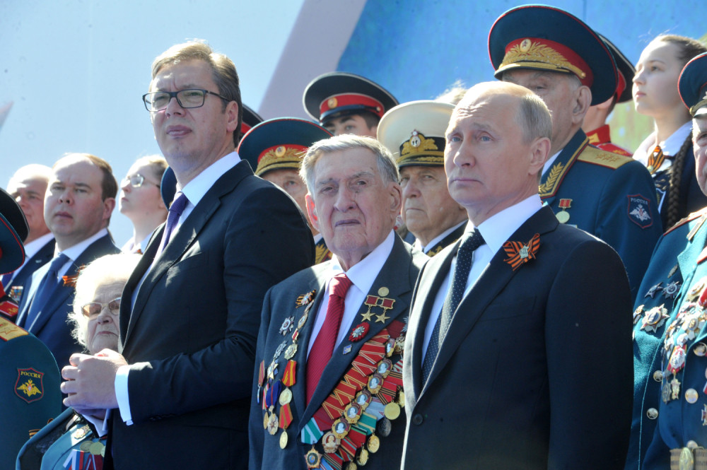 Predsednik Vučić danas na Vojnoj paradi u Moskvi!