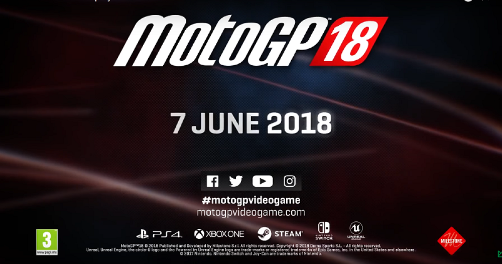 Objavljen prvi gejmplej za MotoGP 18