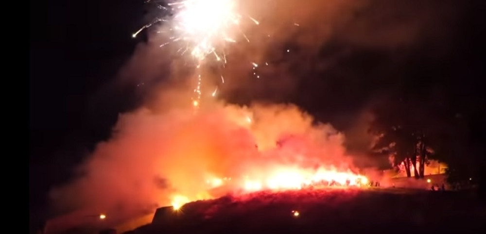 "Delije" objavile snimak proslave napravljen dronom