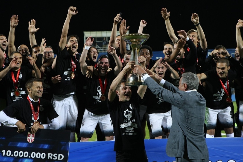 Partizan treći put uzastopno šampion Kupa Srbije, Bjeković uručio pehar!