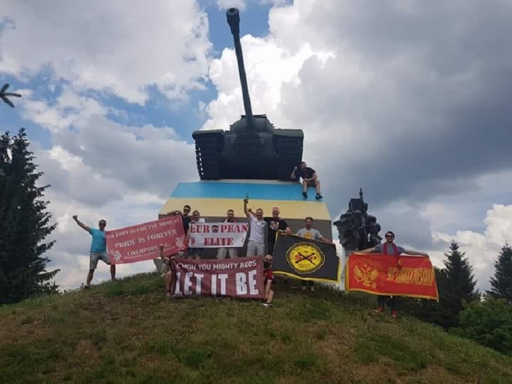 Srpski fanovi Liverpula stigli u Kijev (FOTO)