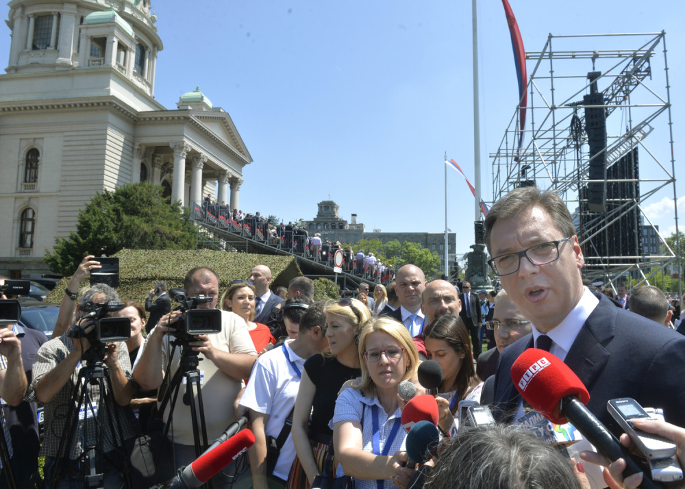 Vučić: Uplašio sam se da će pregaziti lažnog teroristu