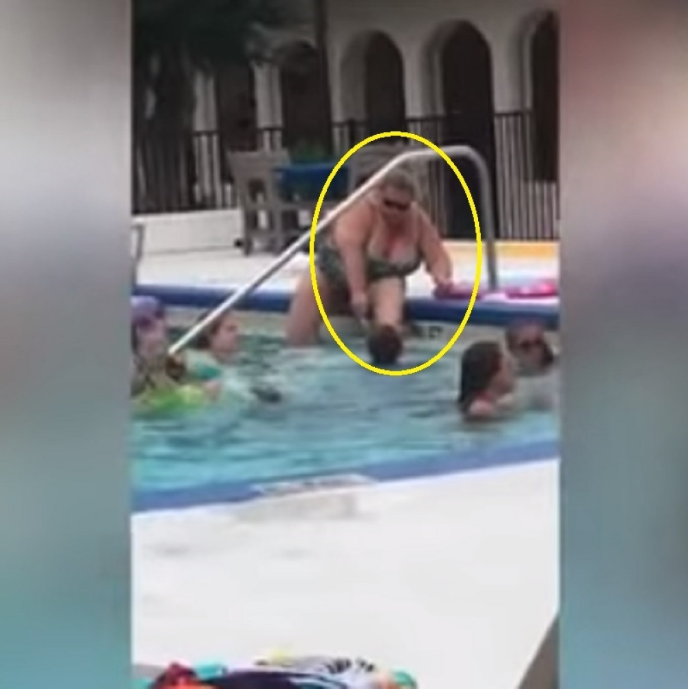 Kada budete videli šta je žena uradila, razmislićete pre nego što uđete u bazen
