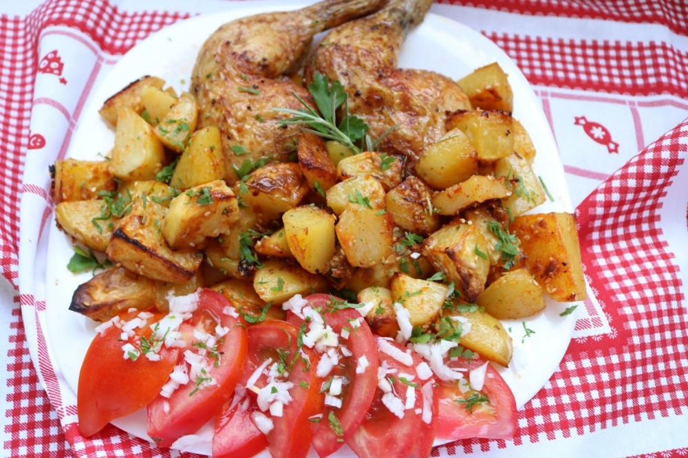 Mladi krompirići sa piletinom