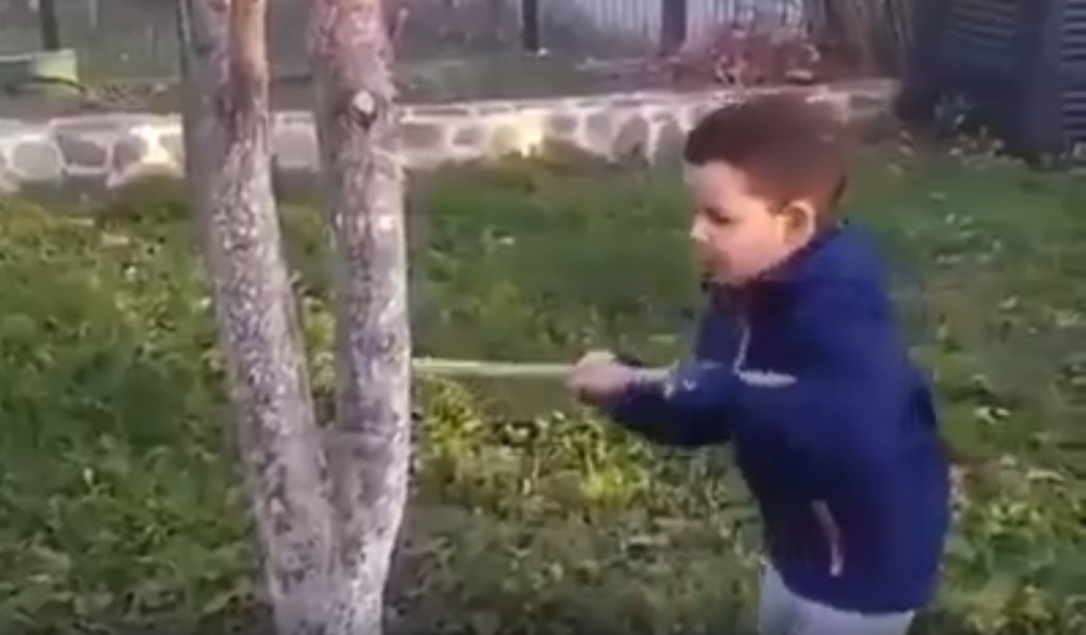 Pašćete na glavu kada budete videli kako Bosanac motiviše sina! (VIDEO)