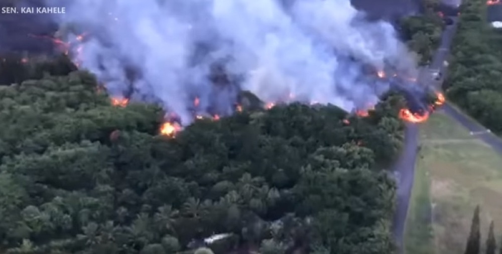 Lava spržila kuće na Havajima!