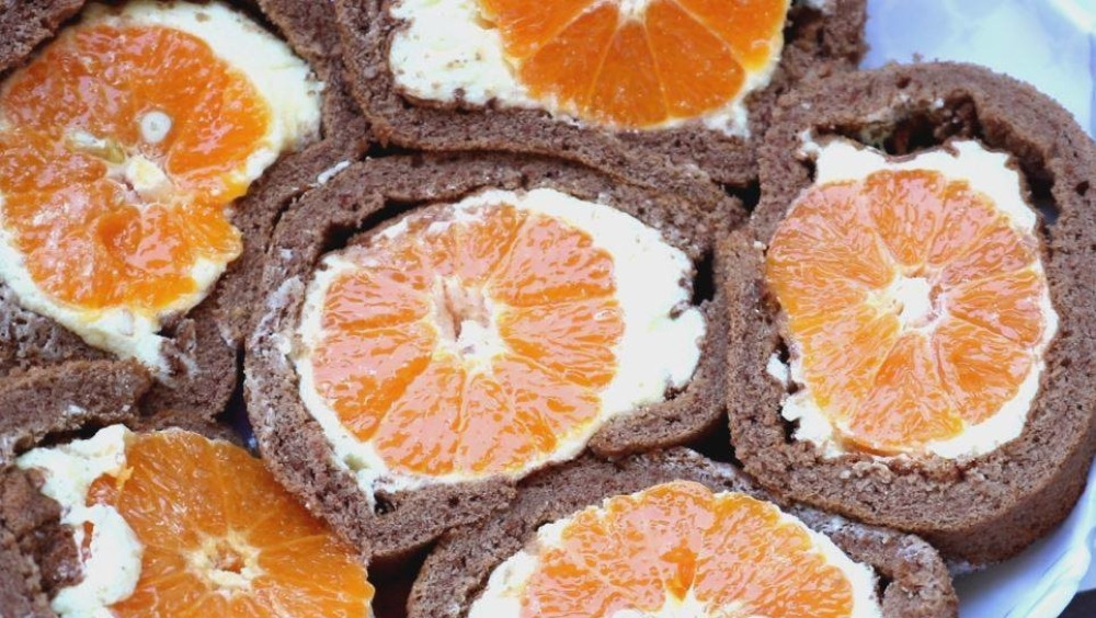 Preukusan krem rolat sa mandarinama!