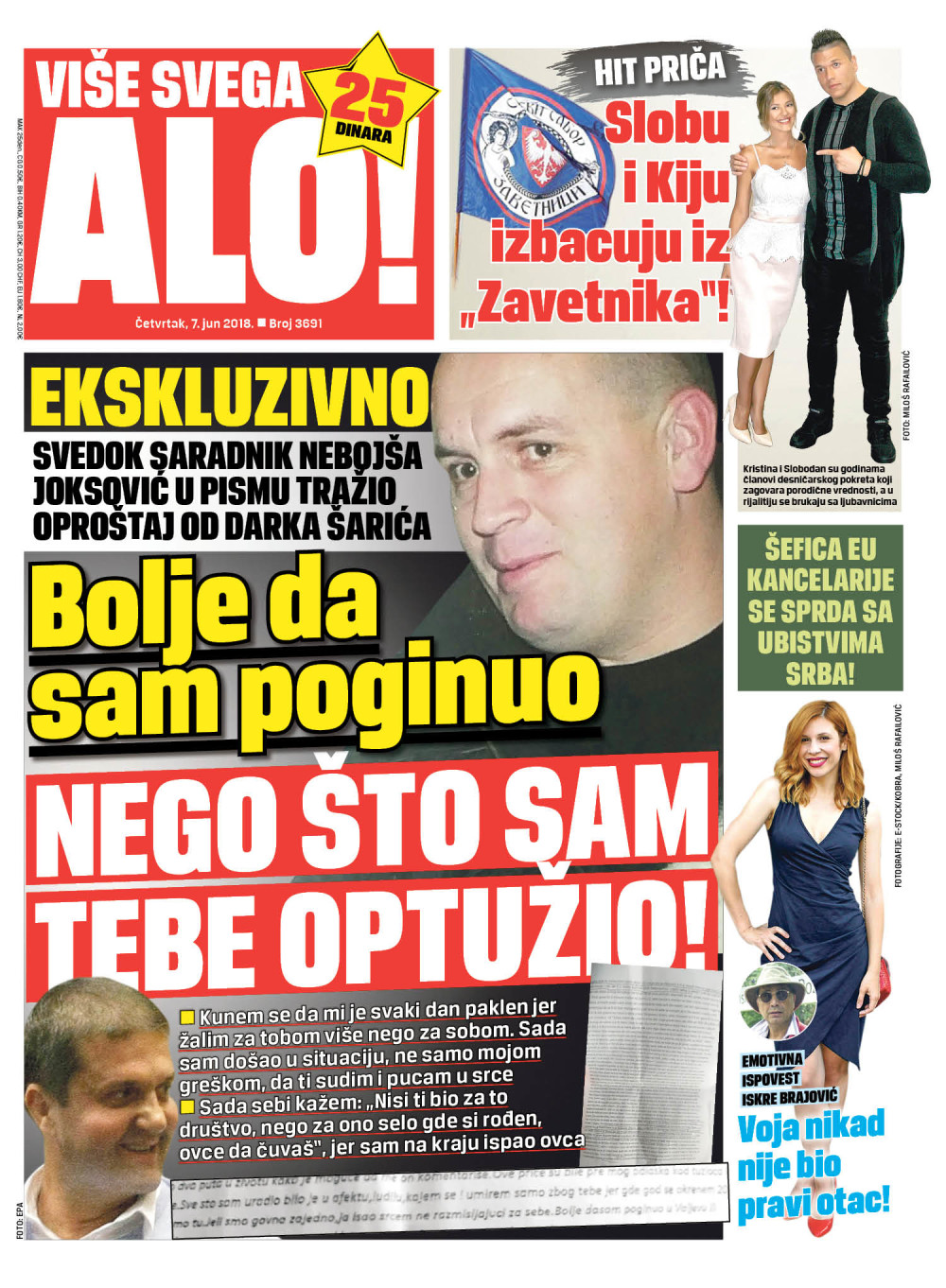 Naslovna za: 7.6.2018