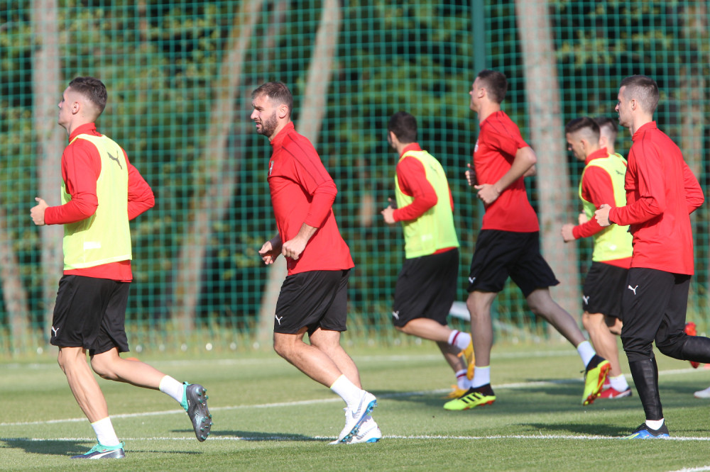 Banemanija na treningu "orlova"!