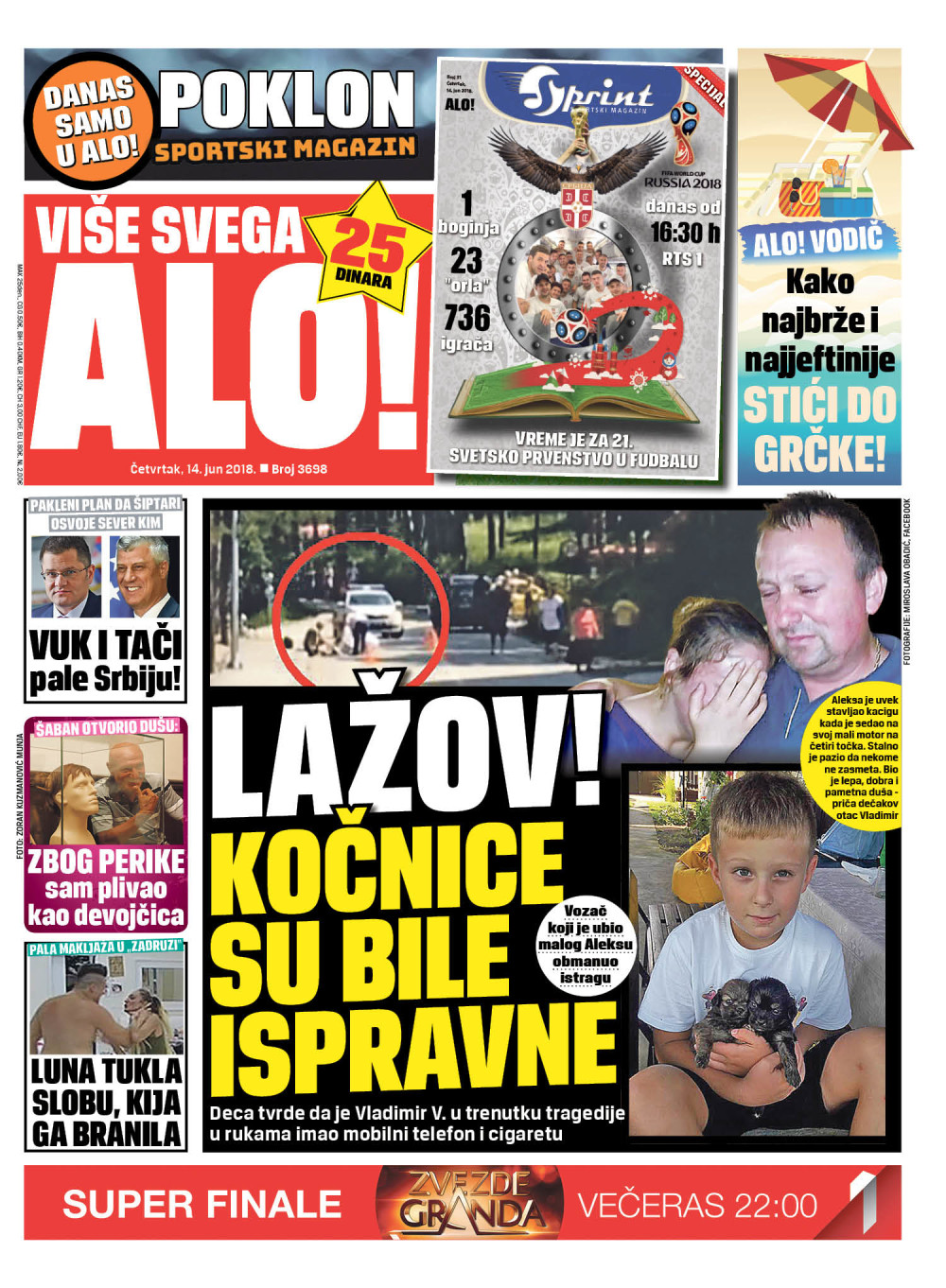 Naslovna za: 14.6.2018