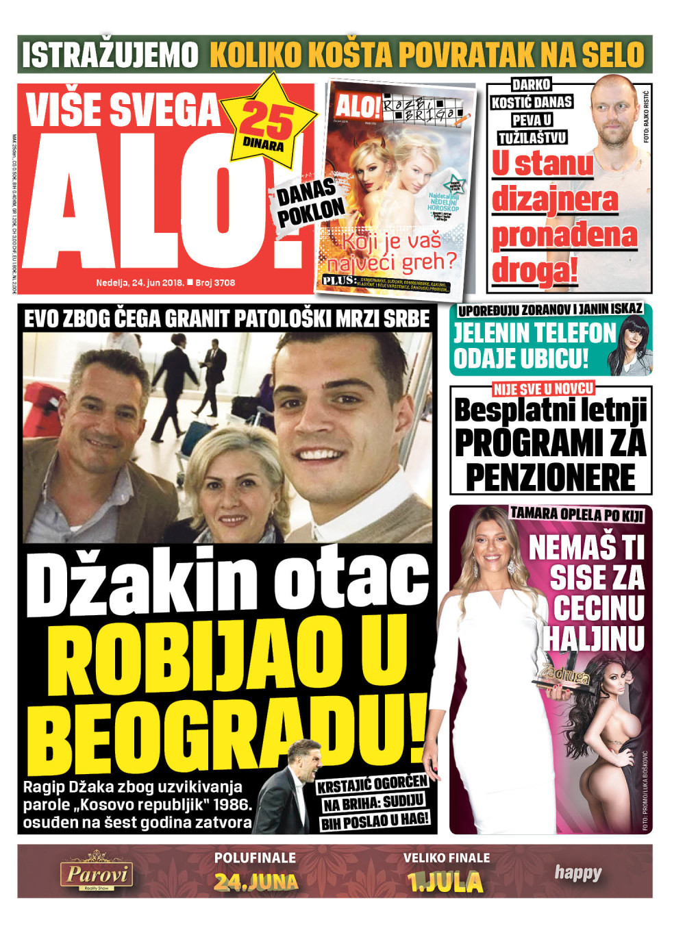 Naslovna za: 24.6.2018