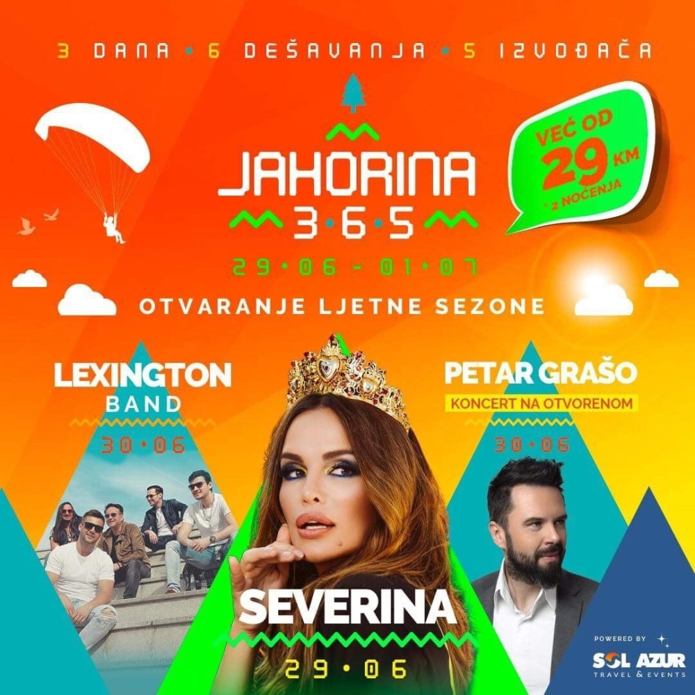 Na prvom letnjem „Festivalu 365“ na Jahorini NASTUPIĆE NAJVEĆE ZVEZDE, a evo šta treba da uradite da biste dobili karte!
