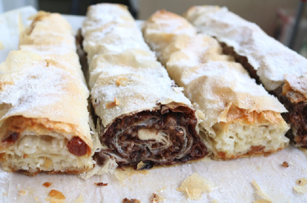 Pita sa pirinčem i čokoladom