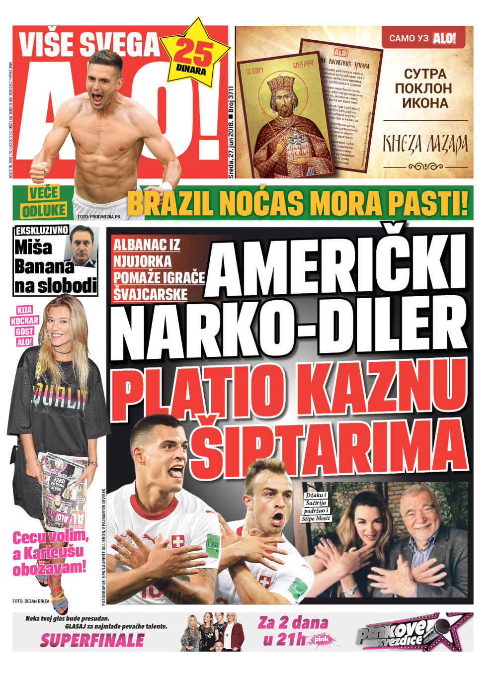 Naslovna za: 27.6.2018