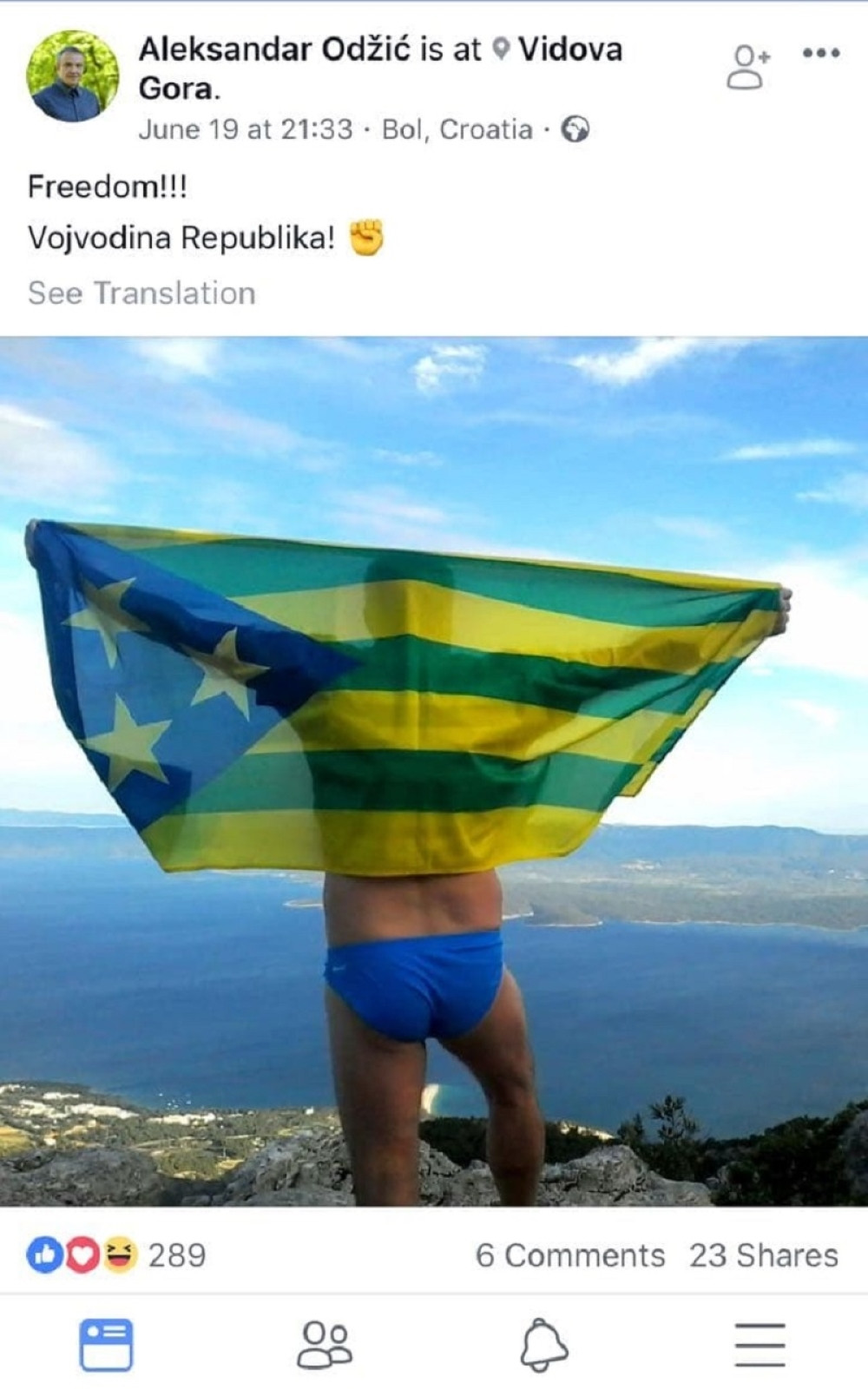 Đilasov partner okrenuo Srbima pozadinu i iz Hrvatske poručio: Vojvodina Republika!