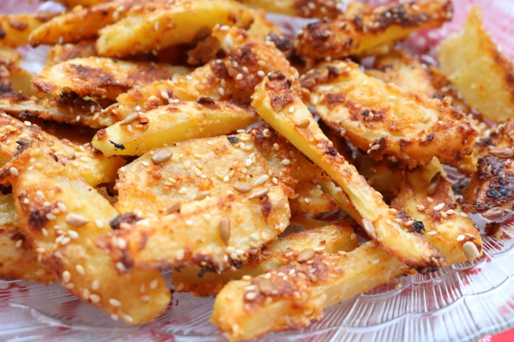 Preukusan pečeni KROMPIR sa susamom!