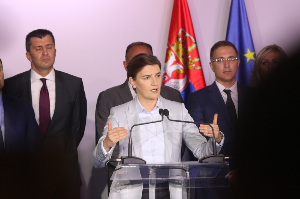 Brnabić: Zadovoljna sam rezultatima, radili smo kao TIM!