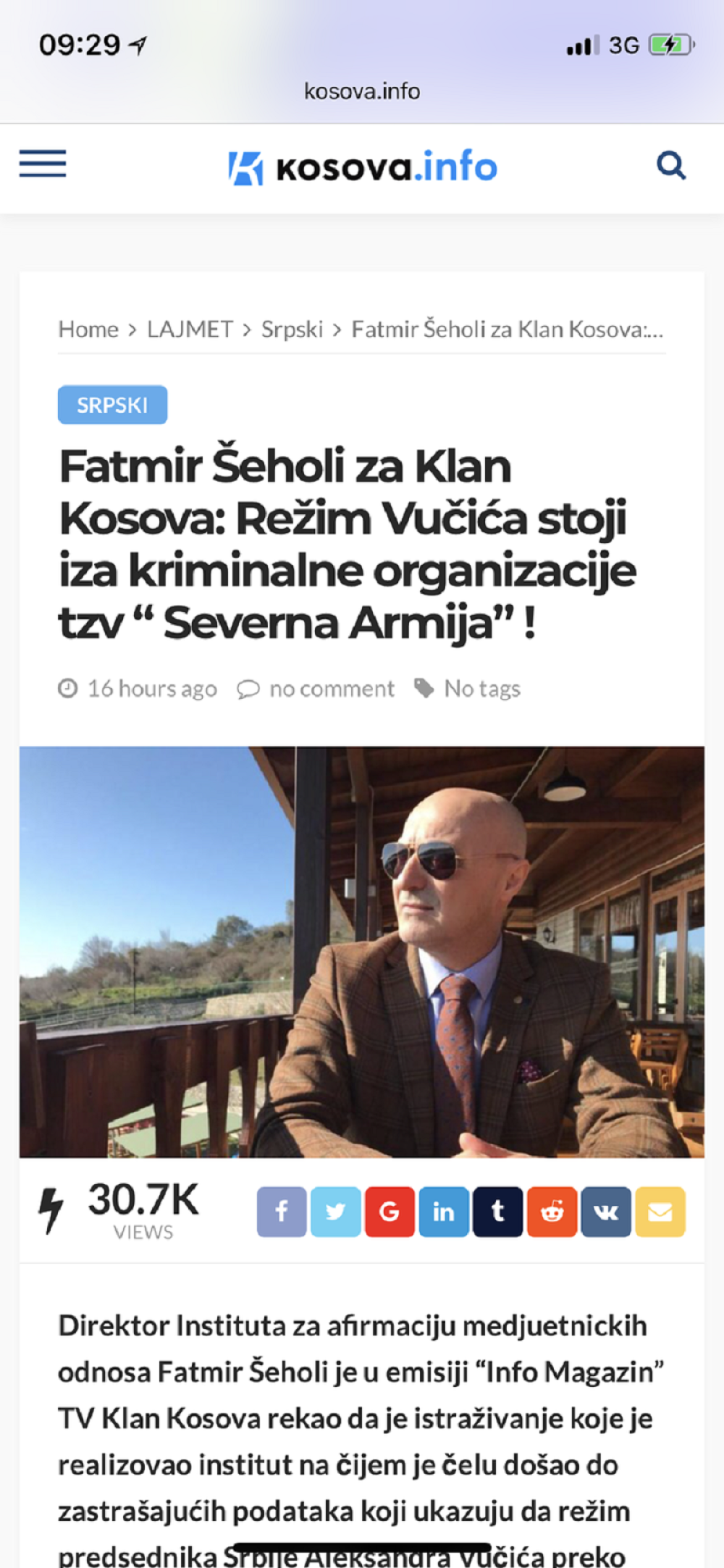 Vučić stoji iza "Severne Armije" na Kosovu!