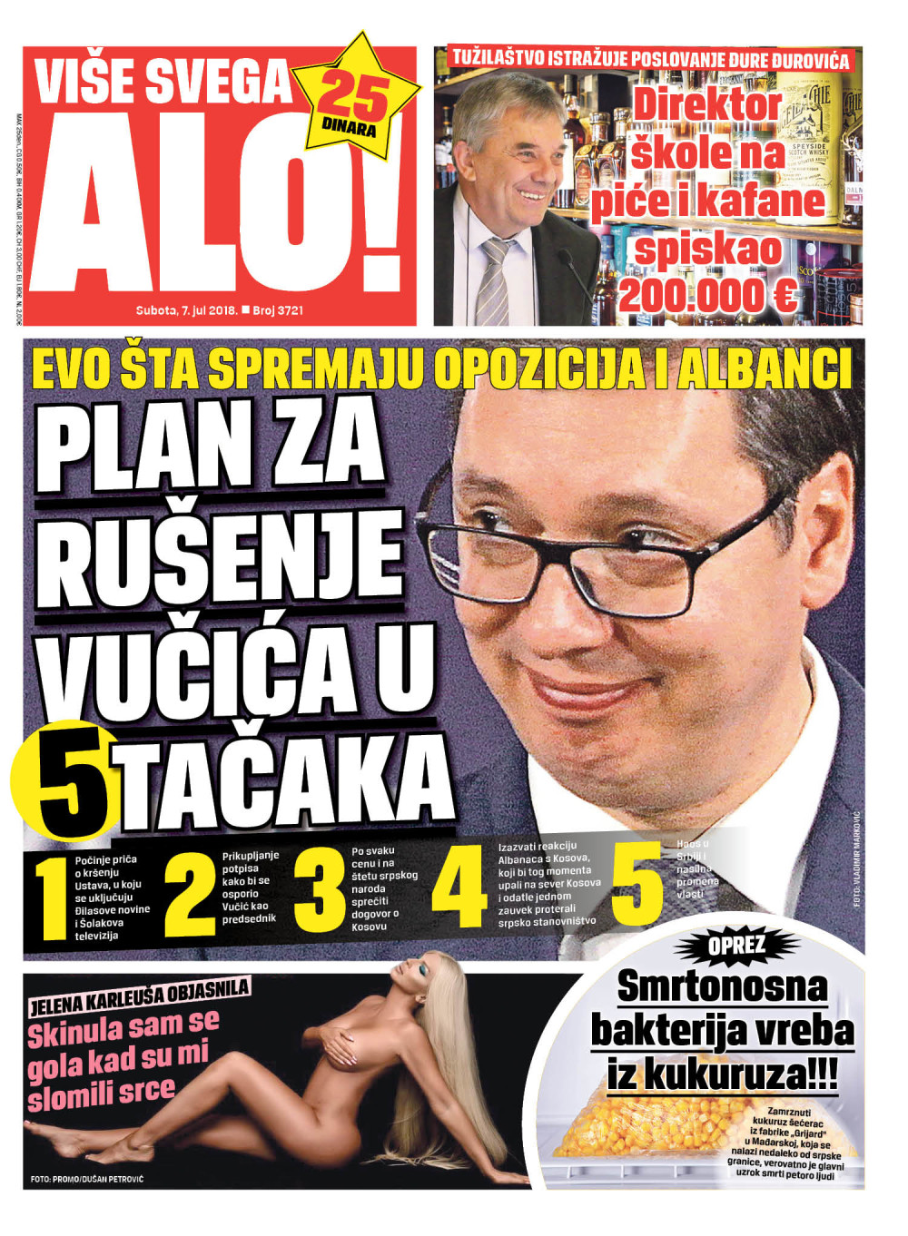 Naslovna za: 7.7.2018