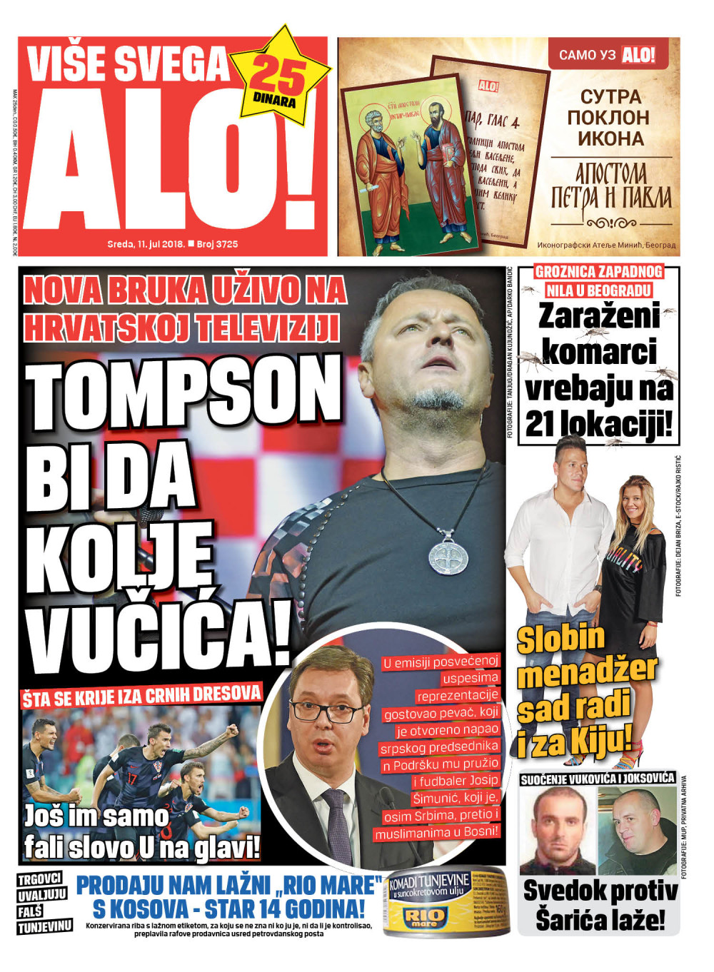 Naslovna za: 11.7.2018