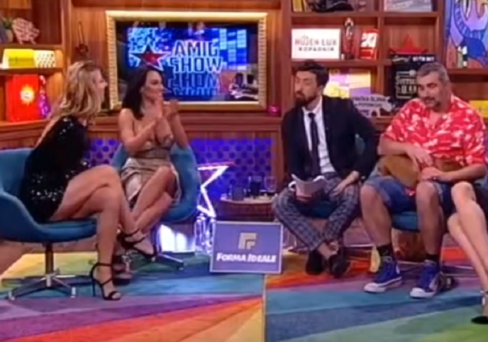 U udarnom terminu televizije Pink! Tamara kod Amidže pokazala nikad dublji dekolte! (FOTO)