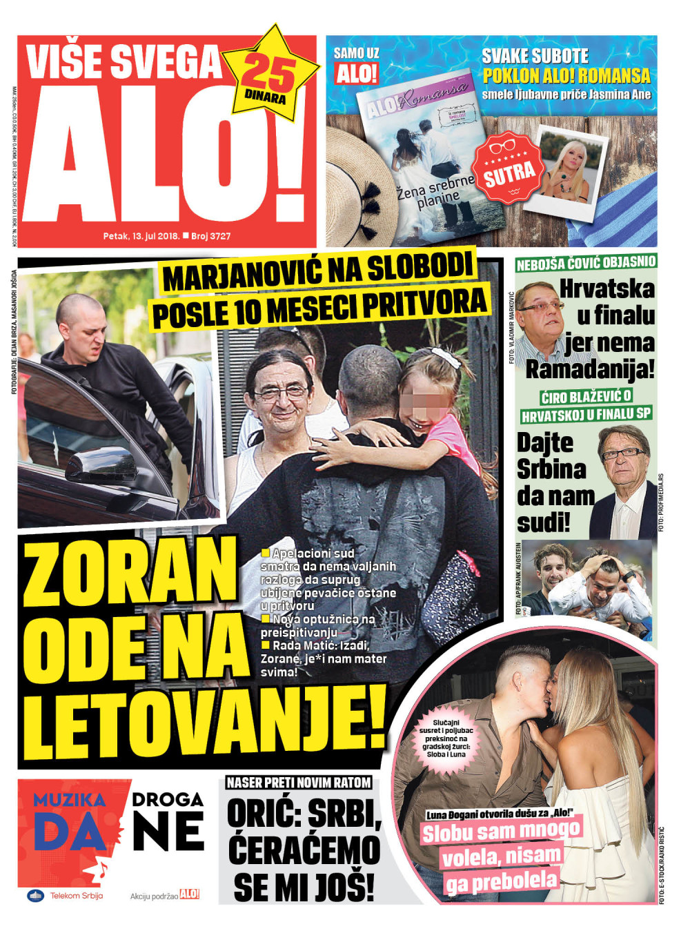 Naslovna za: 13.7.2018