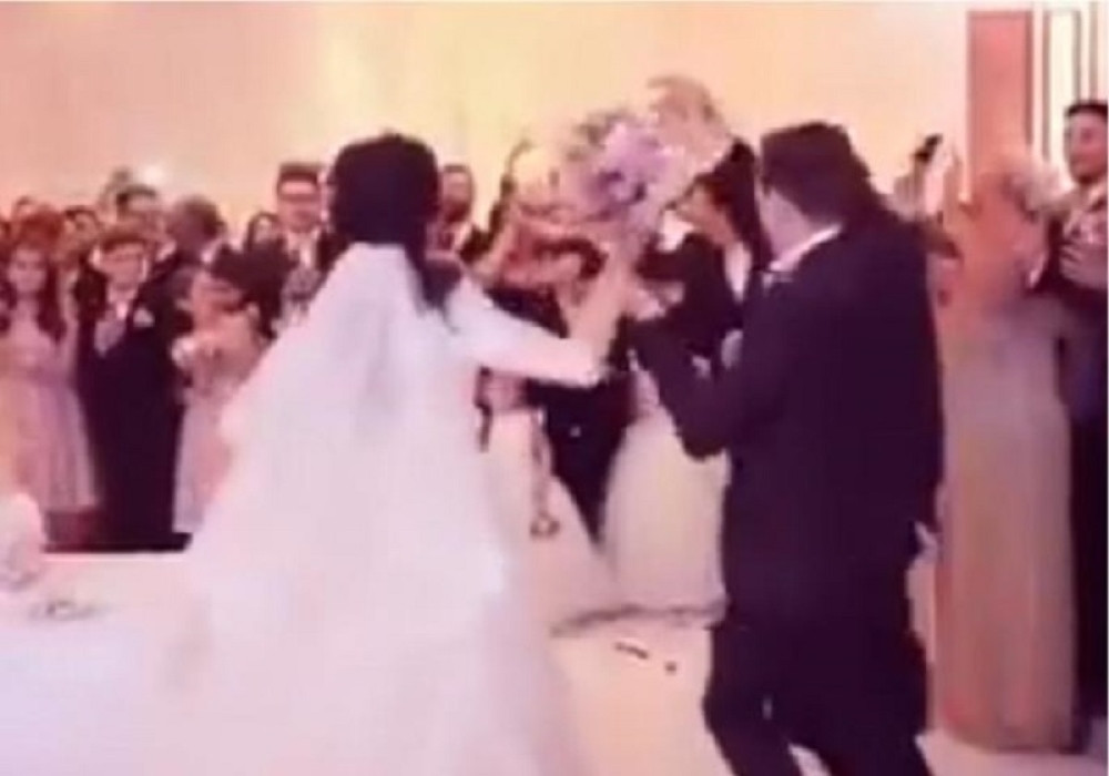 Pop je na VENČANJU potpuno odlepio i od PRVOG PLESA mlade i mladoženje napravio PAKAO! (VIDEO)