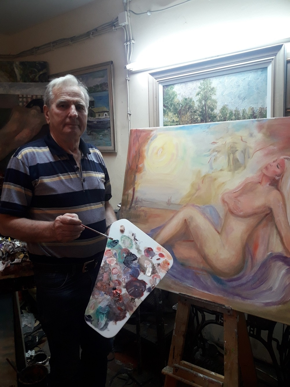 Jelena Karleuša POPTUNO GOLA na platnu! (FOTO 18+)