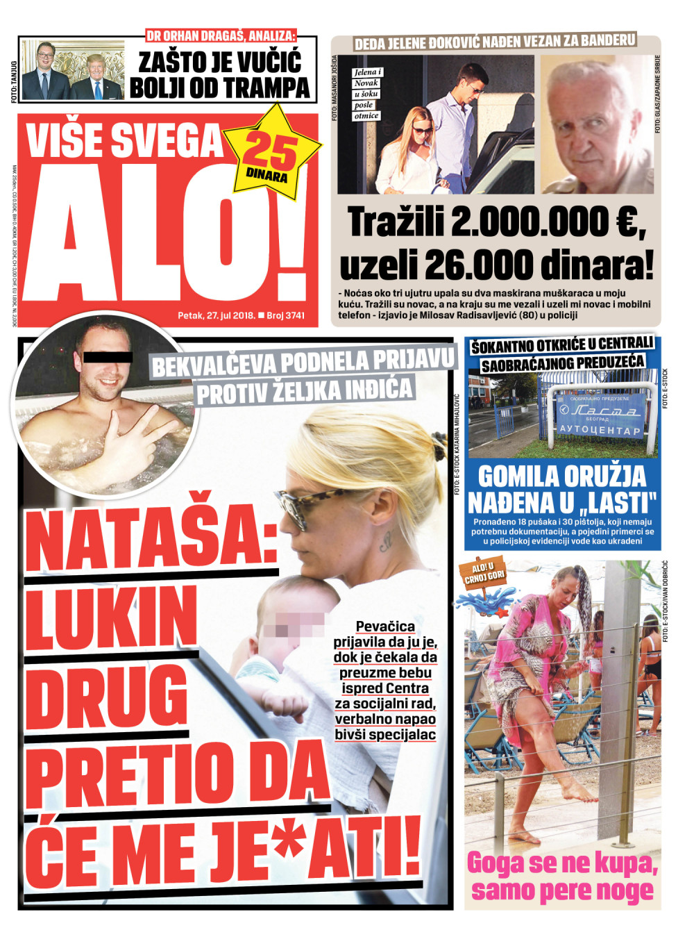 Naslovna za: 27.7.2018