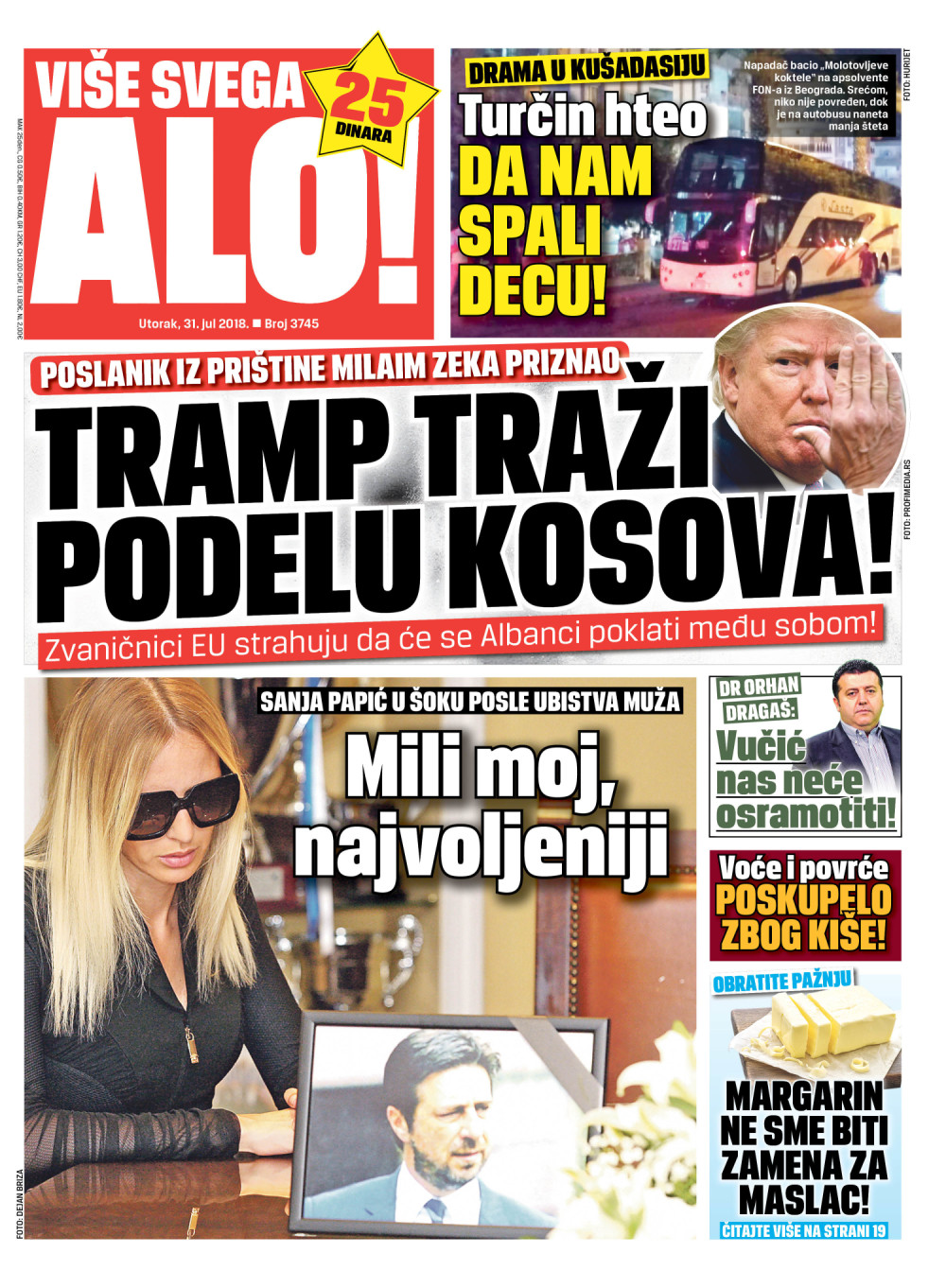 Naslovna za: 31.7.2018