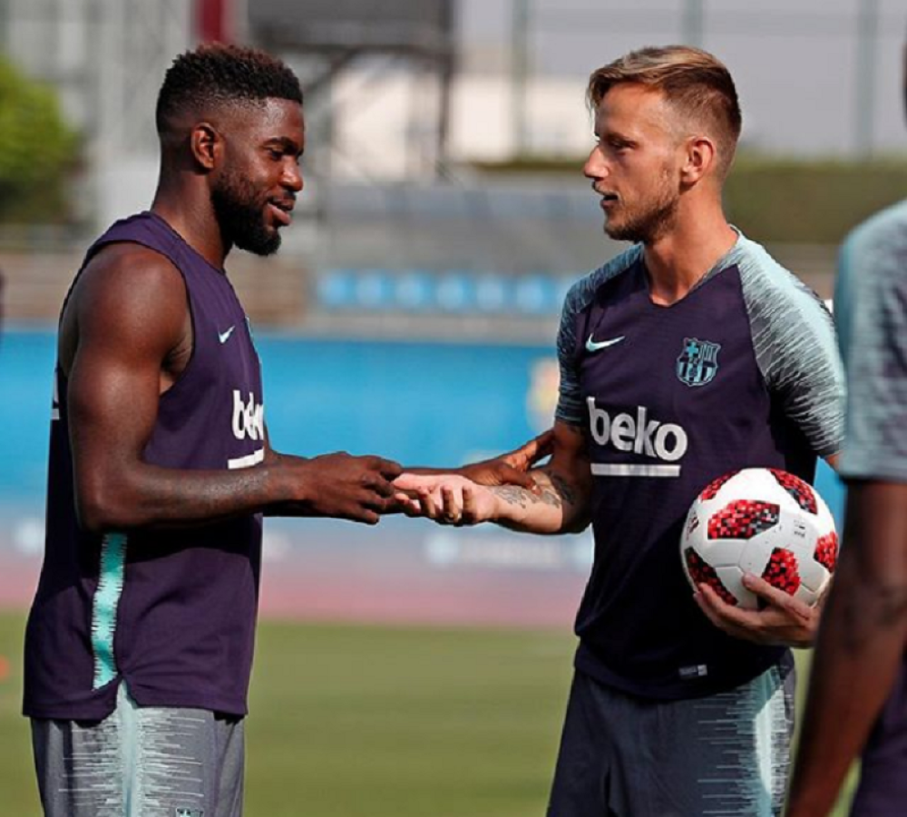 Rakitić i Umtiti su konačno završili rat posle finala, a pogledajte šta mu je Hrvat rekao (FOTO)