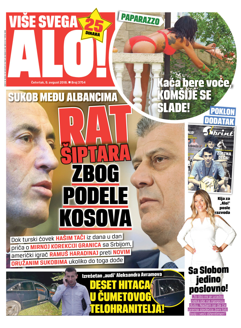 Naslovna za: 9.8.2018