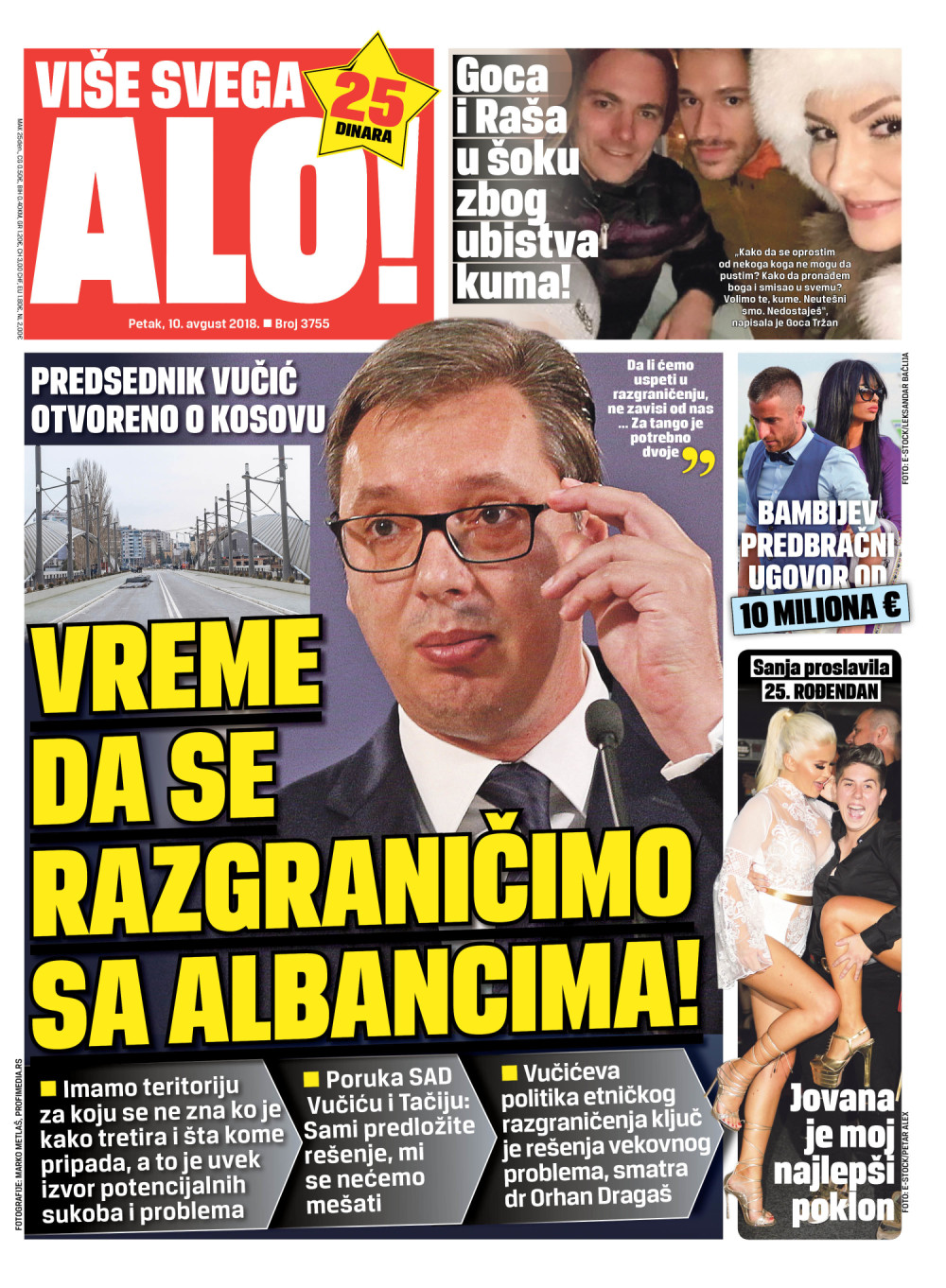 Naslovna za: 10.8.2018